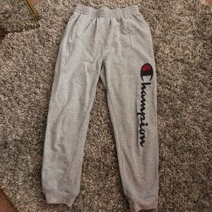 Grey champion joggers